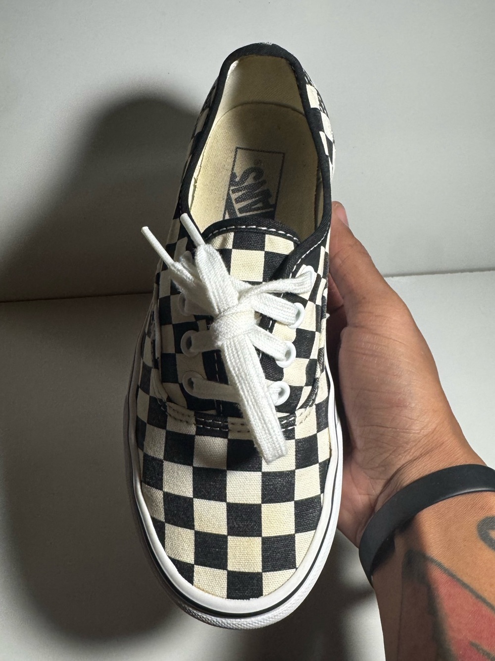 Vans Classic Checkerboard “Golden Coast” Black/Cream Women’s Size 6.5 - Picture 8 of 12